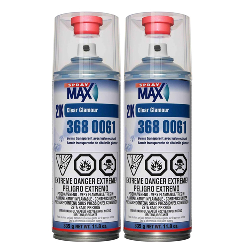 SprayMax 3680061 2K Clear Glamour 2Pack High Gloss