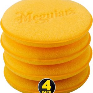 Meguiar's W0004 Soft Foam Applicator Pads 4-Pack