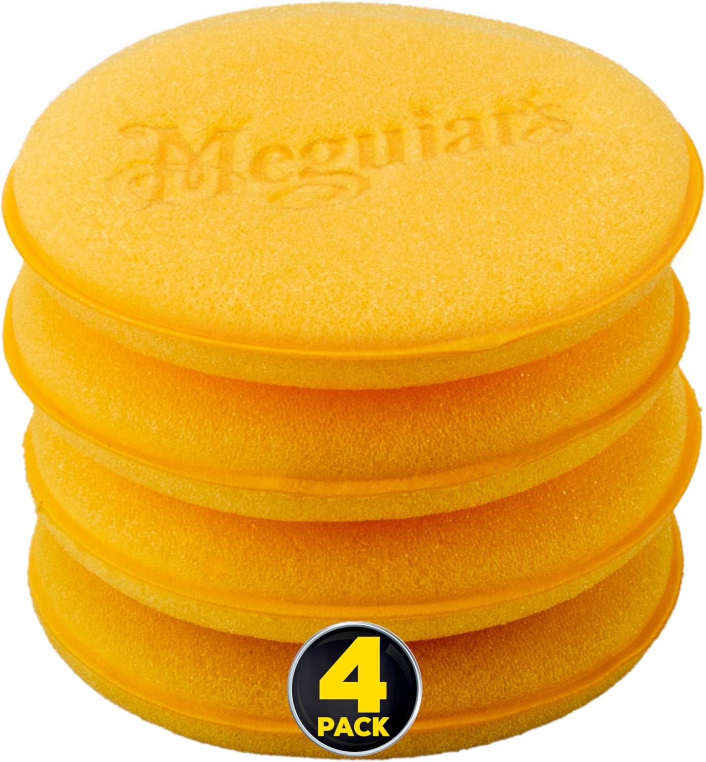Meguiar's W0004 Soft Foam Applicator Pads 4-Pack