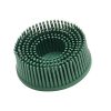 3M 07524 Roloc 2" x 5/8" Tapered Coarse Bristle Disc – Green Pack of 10