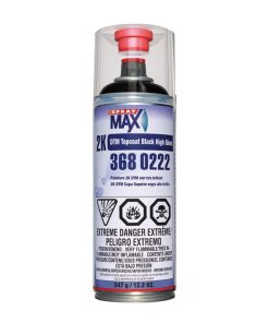 SprayMax 3680222 2K DTM High Gloss Black – 12.2 oz Aerosol Free Shipping