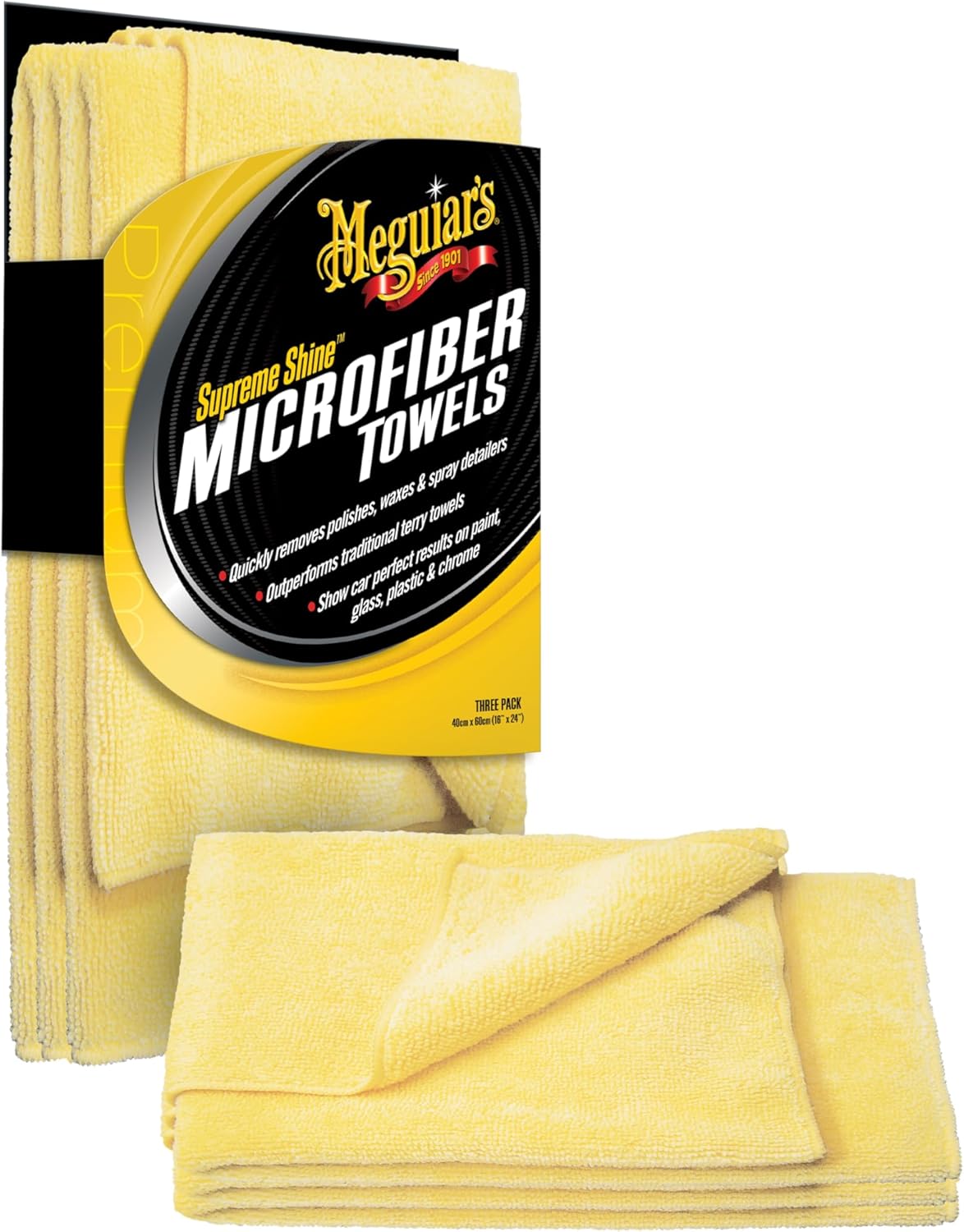 Meguiar's Supreme Shine Microfiber Towels X2020