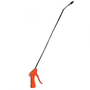 Astro Pneumatic Tool 1716 Deluxe Air Blow Gun with 20-Inch Long Angled Nozzle – High Power Industrial Cleaning Tool