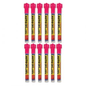 Auto Writer Pen. Pink. 12 Pen