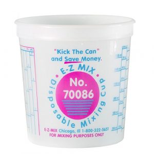 E-Z MIX 70086 2 1/2 Quart Cup 25 Pack
