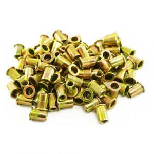 Astro Pneumatic Tool RN6M 100-Piece M6 6mm Steel Rivet Nuts