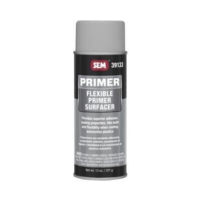 SEM 39133 Flexible Primer Surfacer Gray Sandable Plastic Primer Aerosol 16 oz