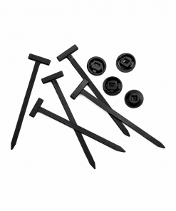Alternative view of Car Cable Tie Clip, Black, 5x100mm, 100, T-Bar with Push-In Anchor, Automotive Wire Management Fasteners