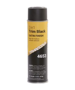 Transtar 4653 2 in 1 Trim Black Satin 20 oz Aerosol Free Shipping