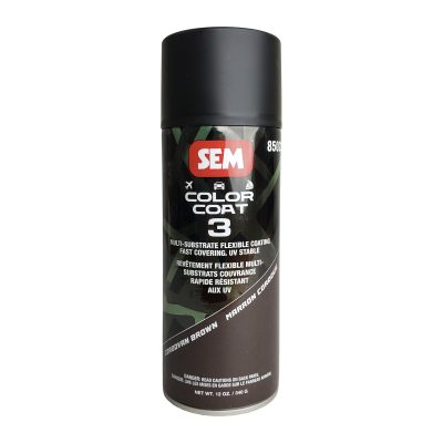 SEM 85023 Color Coat 3 Cordovan Brown 16 oz Aerosol Free Shipping