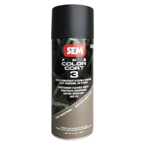 SEM 85883 Medium Neutral Color Coat 3 automotive interior refinishing aerosol